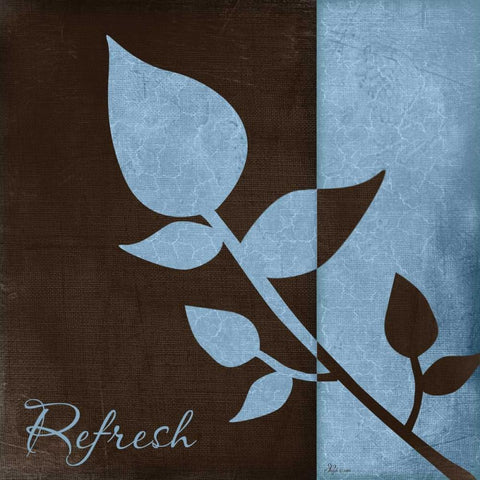 Refresh Black Modern Wood Framed Art Print by Pugh, Jennifer