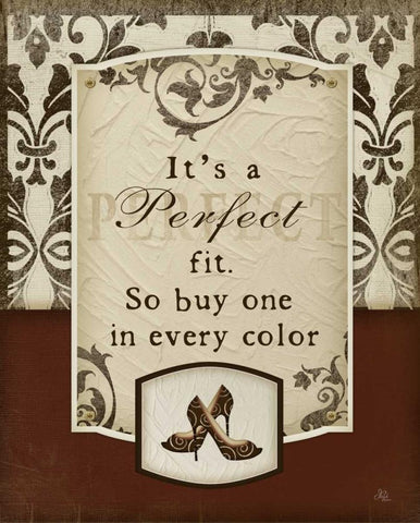 Perfect Fit Black Ornate Wood Framed Art Print with Double Matting by Pugh, Jennifer