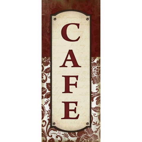 Cafe Black Modern Wood Framed Art Print with Double Matting by Pugh, Jennifer