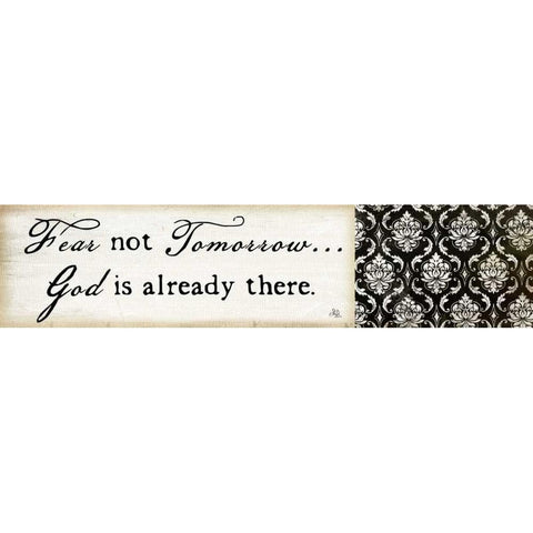 Fear Not Tomorrow Gold Ornate Wood Framed Art Print with Double Matting by Pugh, Jennifer