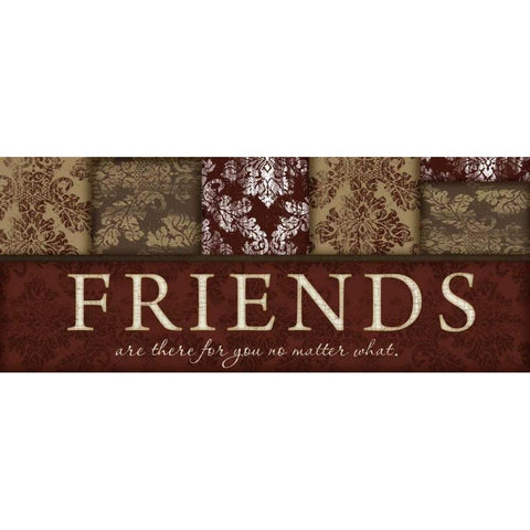 Friends White Modern Wood Framed Art Print by Pugh, Jennifer