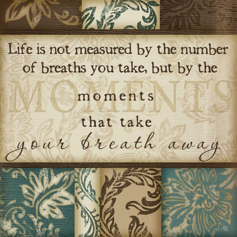 Moments Black Modern Wood Framed Art Print by Pugh, Jennifer