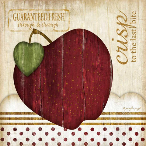 Crisp White Modern Wood Framed Art Print by Pugh, Jennifer