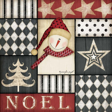 Noel Sowman White Modern Wood Framed Art Print with Double Matting by Pugh, Jennifer