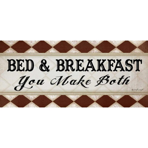 Bed and Breakfast Gold Ornate Wood Framed Art Print with Double Matting by Pugh, Jennifer