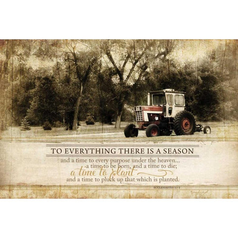 Everything There is a Season White Modern Wood Framed Art Print by Pugh, Jennifer