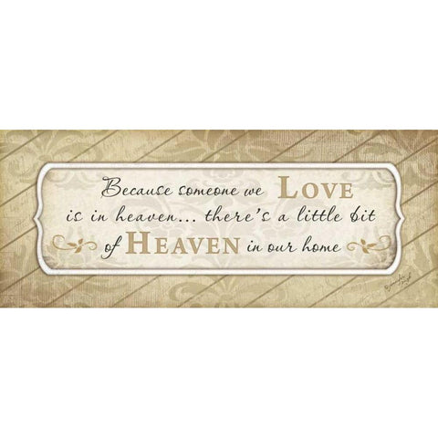 Heaven in Our Home Gold Ornate Wood Framed Art Print with Double Matting by Pugh, Jennifer