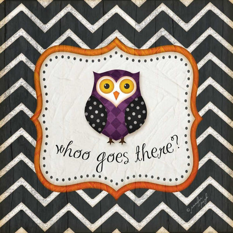 Who Goes There White Modern Wood Framed Art Print by Pugh, Jennifer