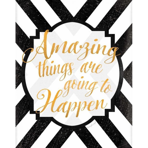 Amazing Things Black Modern Wood Framed Art Print by Pugh, Jennifer