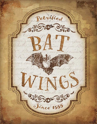 Bat Wings White Modern Wood Framed Art Print with Double Matting by Pugh, Jennifer