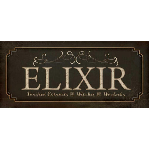 Elixir White Modern Wood Framed Art Print by Pugh, Jennifer