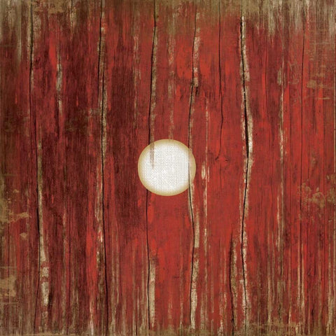 Red One White Modern Wood Framed Art Print by Pugh, Jennifer