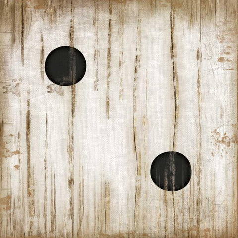 White Two White Modern Wood Framed Art Print by Pugh, Jennifer