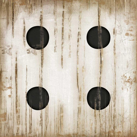 White Four Gold Ornate Wood Framed Art Print with Double Matting by Pugh, Jennifer