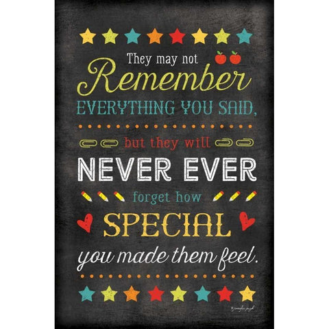 They May Not Remember Everything Gold Ornate Wood Framed Art Print with Double Matting by Pugh, Jennifer