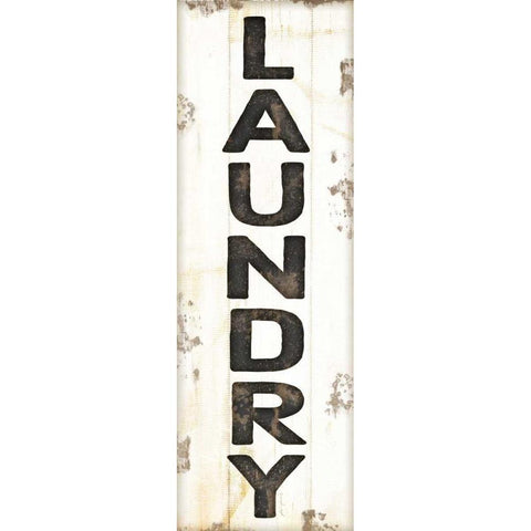 Laundry Gold Ornate Wood Framed Art Print with Double Matting by Pugh, Jennifer