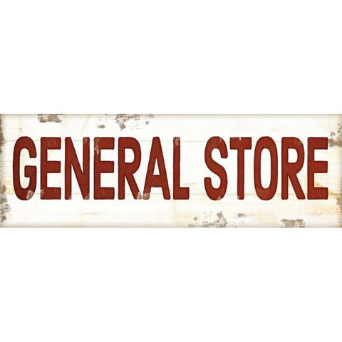 General Store Gold Ornate Wood Framed Art Print with Double Matting by Pugh, Jennifer