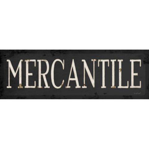 Mercantile White Modern Wood Framed Art Print by Pugh, Jennifer