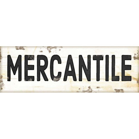 Mercantile II Black Modern Wood Framed Art Print with Double Matting by Pugh, Jennifer