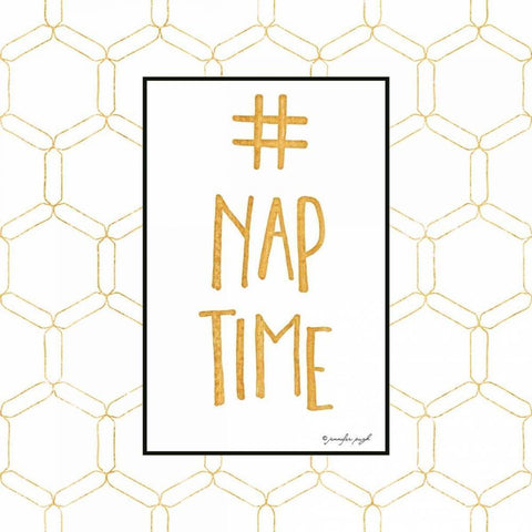 #NAP Time Black Ornate Wood Framed Art Print with Double Matting by Pugh, Jennifer