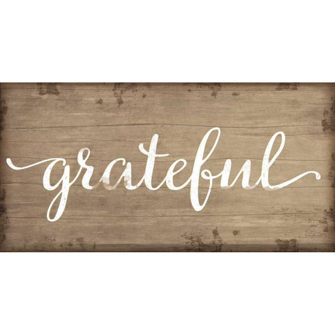 Grateful White Modern Wood Framed Art Print by Pugh, Jennifer