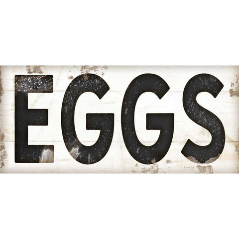 Eggs White Modern Wood Framed Art Print by Pugh, Jennifer