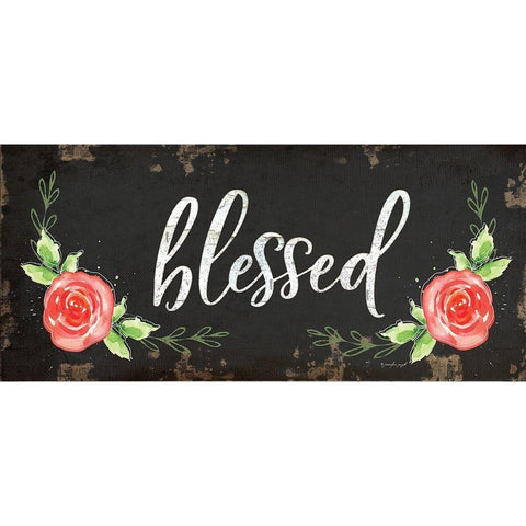 Blessed Gold Ornate Wood Framed Art Print with Double Matting by Pugh, Jennifer