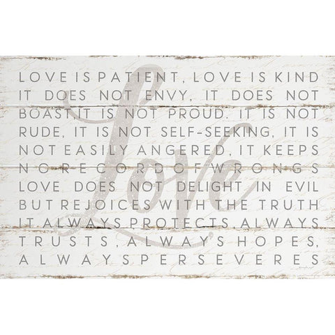 Love Is Gold Ornate Wood Framed Art Print with Double Matting by Pugh, Jennifer