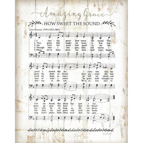 Amazing Grace White Modern Wood Framed Art Print by Pugh, Jennifer