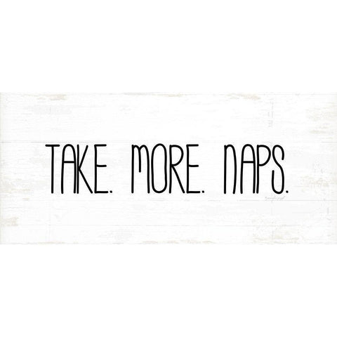 Take More Naps Gold Ornate Wood Framed Art Print with Double Matting by Pugh, Jennifer