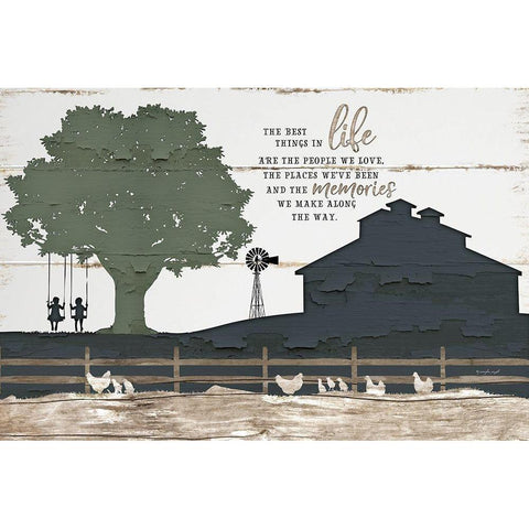 Homestead III Black Modern Wood Framed Art Print with Double Matting by Pugh, Jennifer