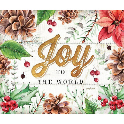 Joy White Modern Wood Framed Art Print by Pugh, Jennifer