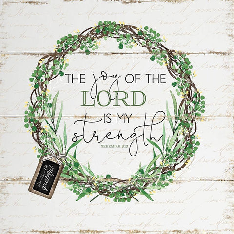 The Joy of the Lord Black Ornate Wood Framed Art Print with Double Matting by Pugh, Jennifer