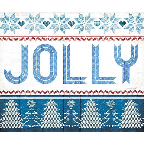 Jolly White Modern Wood Framed Art Print by Pugh, Jennifer