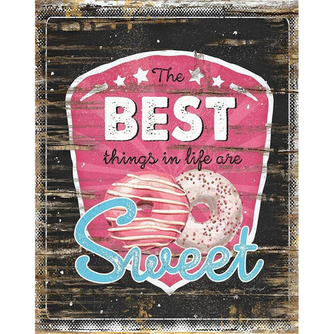 Best Things in Life Gold Ornate Wood Framed Art Print with Double Matting by Pugh, Jennifer