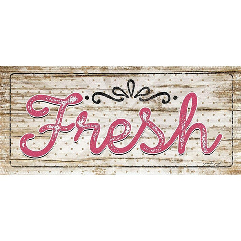 Fresh White Modern Wood Framed Art Print by Pugh, Jennifer