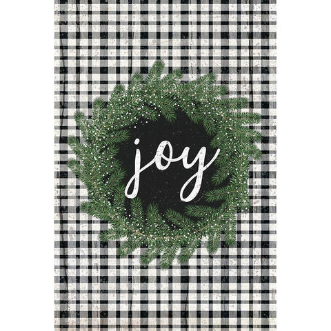 Joy Black Modern Wood Framed Art Print by Pugh, Jennifer