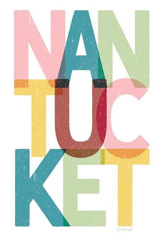 Nantucket Black Ornate Wood Framed Art Print with Double Matting by Pugh, Jennifer