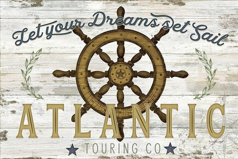 Atlantic Touring Co. Black Ornate Wood Framed Art Print with Double Matting by Pugh, Jennifer