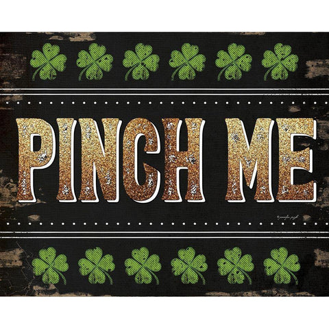 Pinch Me Gold Ornate Wood Framed Art Print with Double Matting by Pugh, Jennifer