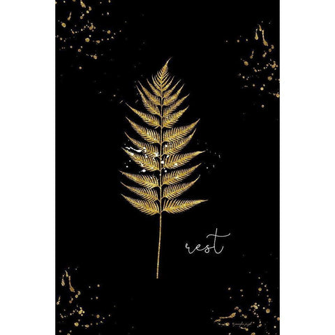 Rest Black Modern Wood Framed Art Print by Pugh, Jennifer