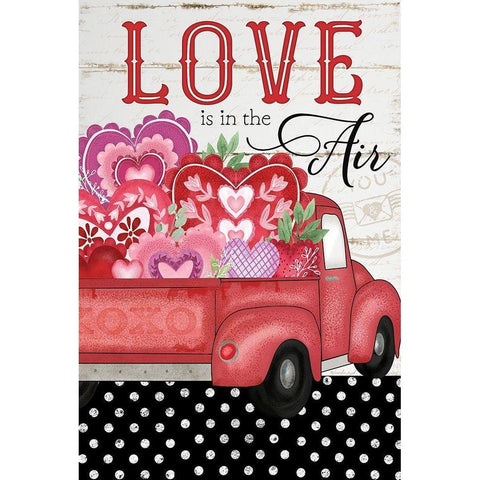 Love is in the Air Gold Ornate Wood Framed Art Print with Double Matting by Pugh, Jennifer