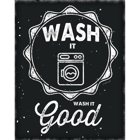 Wash It Good White Modern Wood Framed Art Print by Pugh, Jennifer