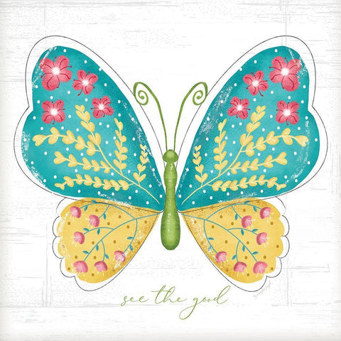 See the Good Black Ornate Wood Framed Art Print with Double Matting by Pugh, Jennifer