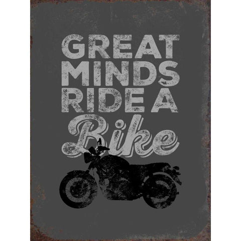 Great Minds Black Modern Wood Framed Art Print with Double Matting by Brando, JJ