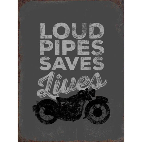 Loud Pipes Gold Ornate Wood Framed Art Print with Double Matting by Brando, JJ