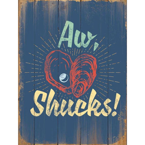 Aw Shucks Black Modern Wood Framed Art Print with Double Matting by Brando, JJ