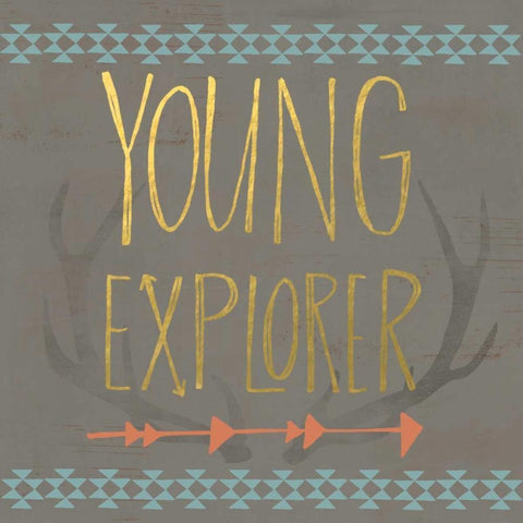 Young Explorer Black Ornate Wood Framed Art Print with Double Matting by Doucette, Katie