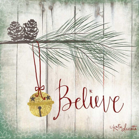 Bells Black Modern Wood Framed Art Print by Doucette, Katie