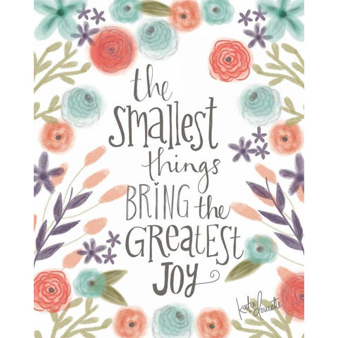 Smallest Things White Modern Wood Framed Art Print by Doucette, Katie